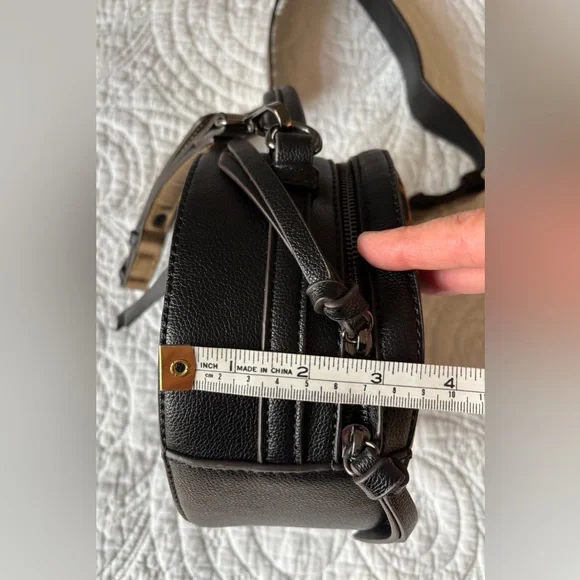 Leopard Print Round Crossbody Bag - Picture 14 of 15